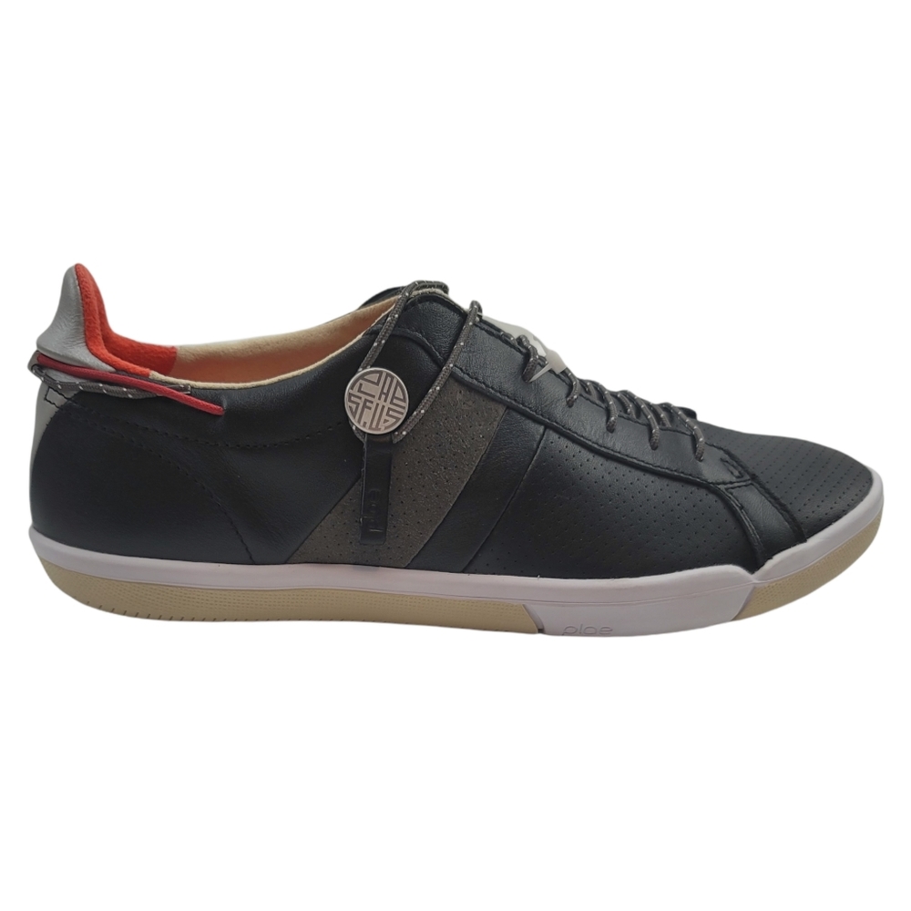 SOLD - PLAE 'Mulberry' Leather Low Tops - Picture 2 of 14
